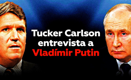 Tucker Carlson entrevista a Vladímir Putin Publicado: